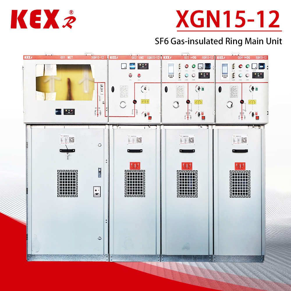 50 مجموعه XGN15-12 SF6 حلقه کابینت واحد اصلی در تولید انبوه