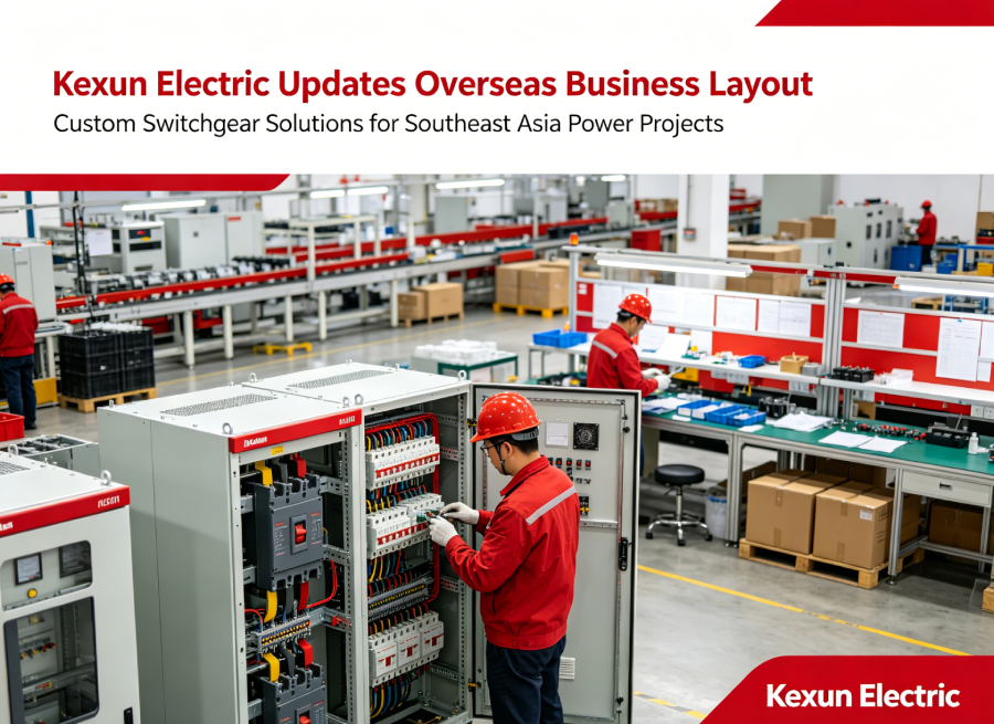 Kexun Electric راه حل های سوئیچگیر خارج از کشور را برای تقاضای پروژه برق آسیای جنوب شرقی 2026 بهینه می کند